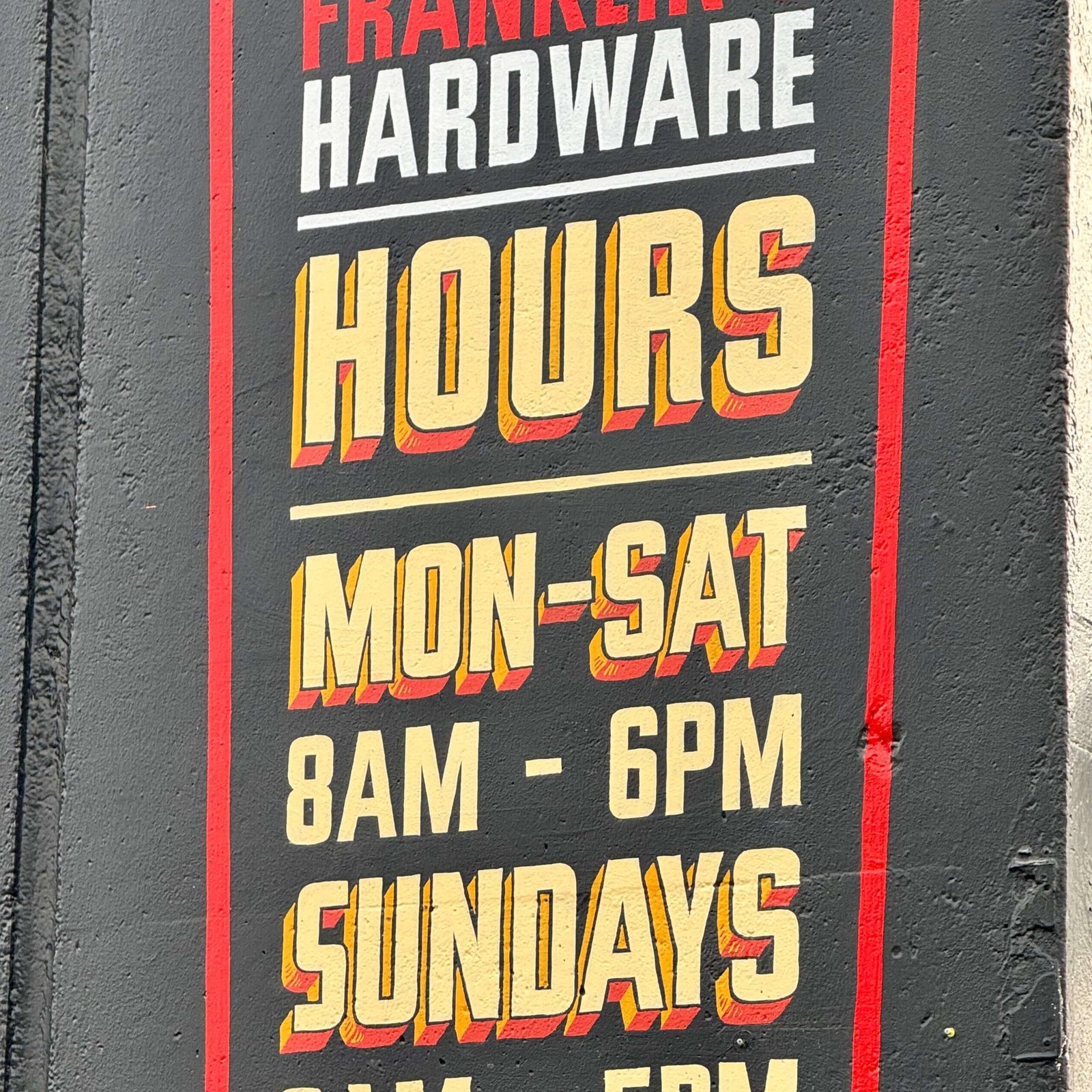 Hand Painted Signage