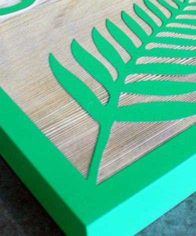 Sandblasted Wood Signage